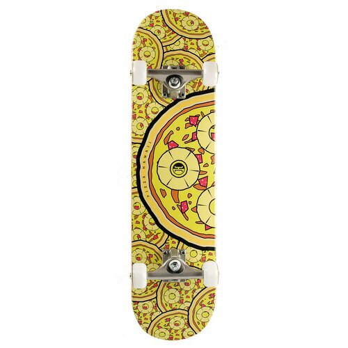 JUCKER HAWAII Skateboard PERKY PIZZAS 7.75&ldquo; Complete