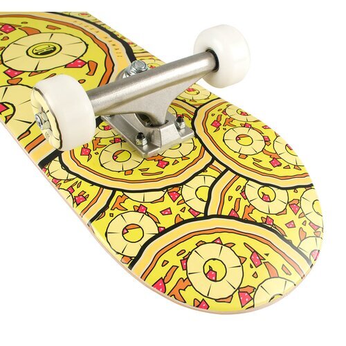 JUCKER HAWAII Skateboard PERKY PIZZAS 7.75&ldquo; Complete