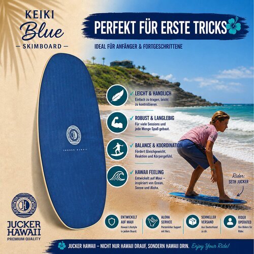 JUCKER HAWAII Skimboard KEIKI BLUE HPL